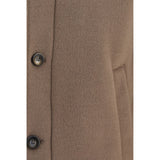 Herno Brown Polyester Full-Length Jacket