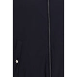 Herno Blue Goose Down Full-Length Jacket