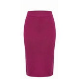 Malo Purple Cotton Women Skirt