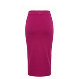 Malo Purple Cotton Women Skirt