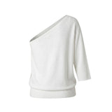 Malo White Cotton Women Sweater