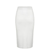 Malo White Cotton Women Skirt