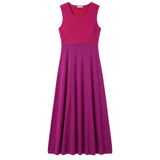 Malo Purple Silk Women Dress