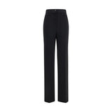 Valentino Garavani Black Wool Oves Aries Flared Pants