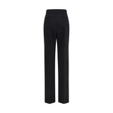 Valentino Garavani Black Wool Oves Aries Flared Pants