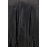 Magda Butrym Black Lambskin Leather Jacket