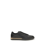 Fendi Black Calf Leather Bos Taurus Sneakers