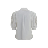 Valentino Garavani White Cotton Blouse