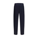 Dolce & Gabbana Blue Wool Oves Aries Dress Pants