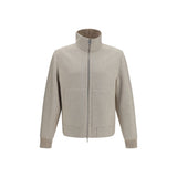 Brunello Cucinelli Beige Cashmere Full-Length Jacket