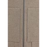 Brunello Cucinelli Beige Cashmere Full-Length Jacket
