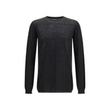 Rick Owens Black Wool Oves Aries Sweatshirt