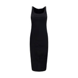 Jacquemus Black Viscose Casual Dress