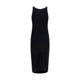 Jacquemus Black Viscose Casual Dress
