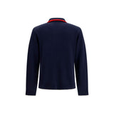 Casablanca Blue Wool Oves Aries Full-Length Jacket