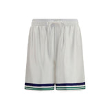 Casablanca White Silk Bermuda Shorts