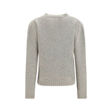 MM6 Gray Wool Oves Aries Sweatshirt