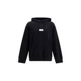 MM6 Black Cotton Sweatshirt
