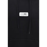 MM6 Black Cotton Sweatshirt