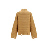 MM6 Beige Wool Oves Aries Turtleneck