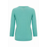 Malo Blue Cotton Women Sweater