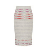 Malo Grey Silk Women Skirt