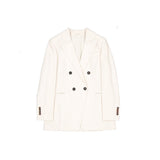 Brunello Cucinelli White Virgin Wool Blazer