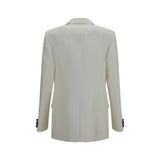 Valentino Garavani White Wool Oves Aries Blazer