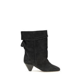 Isabel Marant Black Calf Leather Bos Taurus Boots