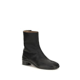 Maison Margiela Black Calf Leather Bos Taurus Ankle Boots