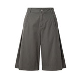 Mr&Mrs Italy Grey Cotton Women Shorts