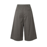 Mr&Mrs Italy Grey Cotton Women Shorts