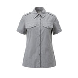 Mr&Mrs Italy Grey Cotton Women Shirt