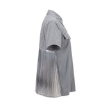 Mr&Mrs Italy Grey Cotton Women Shirt