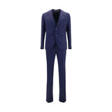 Lardini Blue Wool Oves Aries Two-Piece Suit