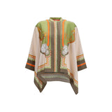 La Double J Multicolor Silk Pattern Shirt