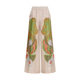 La Double J Multicolor Silk Casual Pants