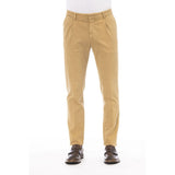 Peserico Beige Cotton Men Pants