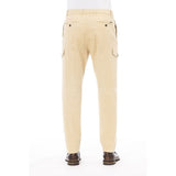 Peserico Beige Cotton Men's Pant