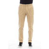 Peserico Beige Cotton Men's Pant