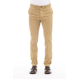 Peserico Beige Cotton Men Pants