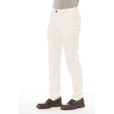 Peserico Beige Cotton Men Pant