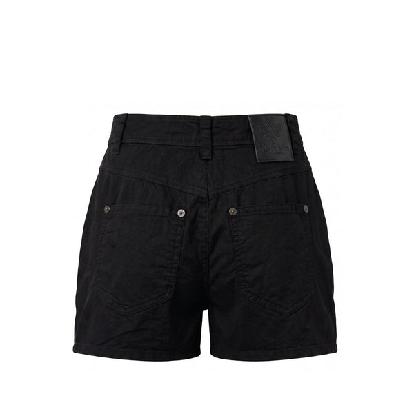 Mr&Mrs Italy Black Cotton Women Shorts