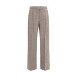 Burberry Beige Wool Oves Aries Dress Pants