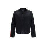 Gucci Black Cotton Biker Jacket