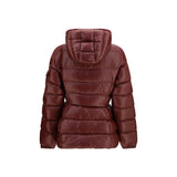 Moncler Red Goose Down Full-Length Jacket
