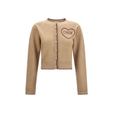 Chloé Beige Wool Oves Aries Cardigan