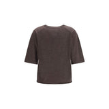 Loulou De Saison Brown Cashmere T-Shirt
