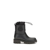 Moncler Black Pvc Rain Boots