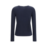 Max Mara Blue Lyocell Sweatshirt